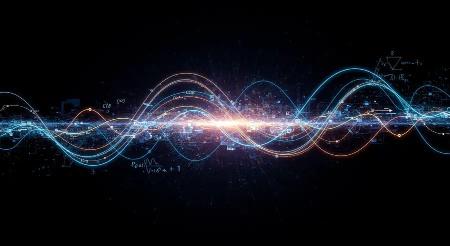 Abstract representation of elliptic curve cryptography